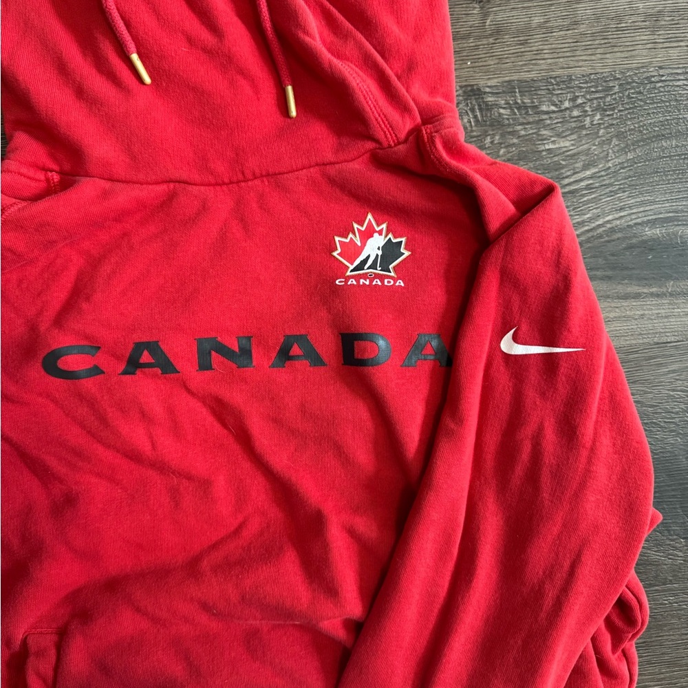 Nike Red Team Canada Hoodie View 3